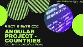 Download the video "Full Angular Tutorial #10 -  Theme toggle Part 1"