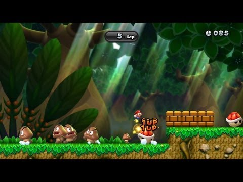 New Super Mario Bros. U -- Big Goomba Bounce Bash - Big Goomba Rendezvous