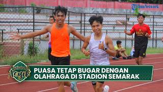 Puasa Tetap Bugar dengan Olahraga di Stadion Semarak Bengkulu