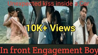 Unexpected kiss 😘 inside a Car  love status �
