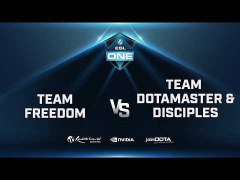 Team Freedom vs TDD Game 2 - ESL One AM Q. - @GarethCasts @NahazDota