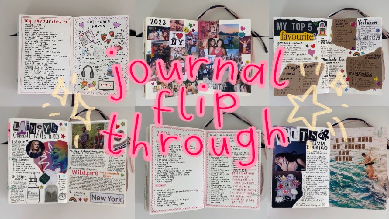 finished journal flip through