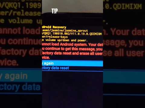 Cannot Load Android System - Fixed | Watch Full Video on Tech Icon Plus