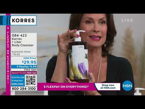 HSN | KORRES Beauty  - All On Free Shipping 01.01.2023 - 04 PM
