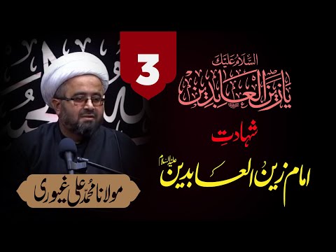 🛑 LIVE - Shabe 25th Muharram Shahadat 4th Imam - Maulana Muhammad Ali Ghayyuri