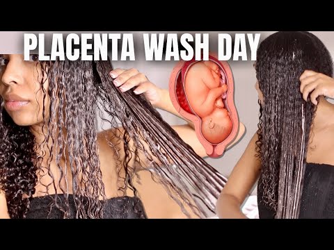 Transform Your Hair With The Ultimate Placenta Hair Growth Treatment - All Natural Wash Day!