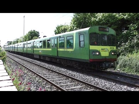 IE 8100 Class Dart Train number 8109 - Sandymount, Dublin