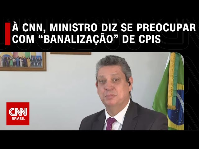 À CNN, ministro diz se preocupar com “banalização” de comissões no Congresso | LIVE CNN