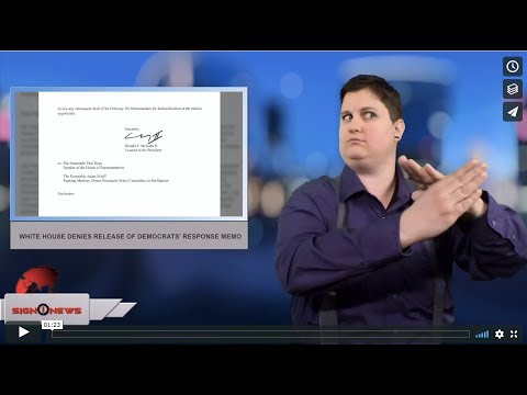 White House denies release of Democrats' response memo (ASL 2.10.18)
