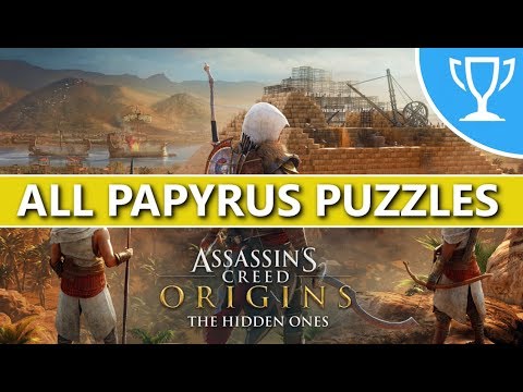 Assassin's Creed Origins - All Papypus Puzzle Locations (The Hidden Ones DLC) Trophy Guide