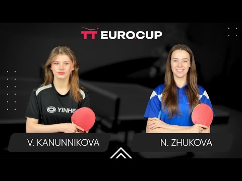 16:45 Vasylysa Kanunnikova - Nadiia Zhukova 03.06.2024 TT Euro.Cup Women Ukraine Star. TABLE 3