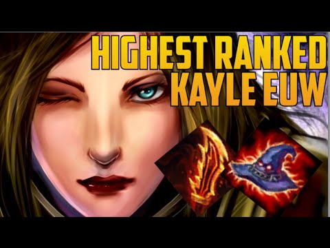 HIGHEST RANKED & BEST LOLSKILL EUW KAYLE MAIN BUILD GUIDE- 'Dawidsonek' Top 200 Challenger