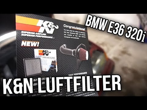 BMW E36 320i - K&N Luftfilter Wechsel (ONETAKE)