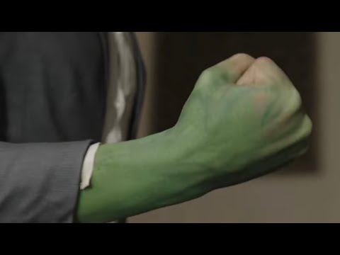 She Hulk vs Titania courtroom fight scene - She Hulk Episode 1