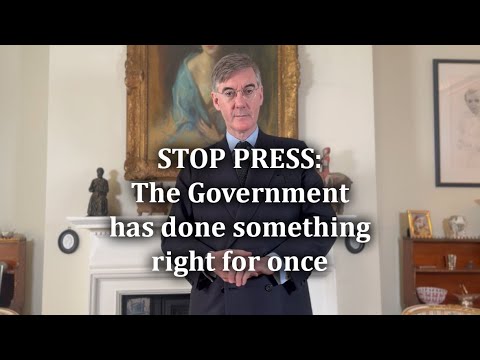 STOP PRESS: The Government has done something right for once