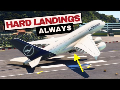 WHY Does The A380 Always Land HARD?