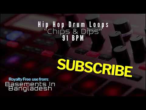 Free Hip Hop Drum Loop "Chips & Dips" 91 BPM