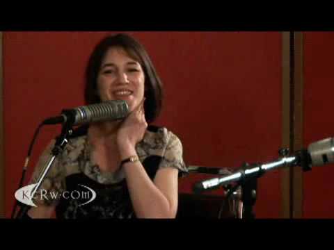 Charlotte Gainsbourg & Beck at KCRW studios - interview about IRM - part 1/2