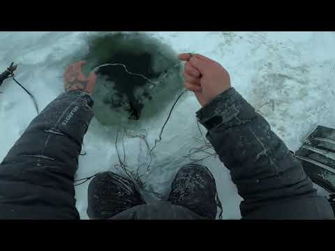 Рыбалка на налима в пургу (серия #44)