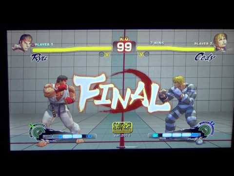 WNF Super Street Fighter 4 AE Mike Watson (Ryu) vs Krash (Cody)