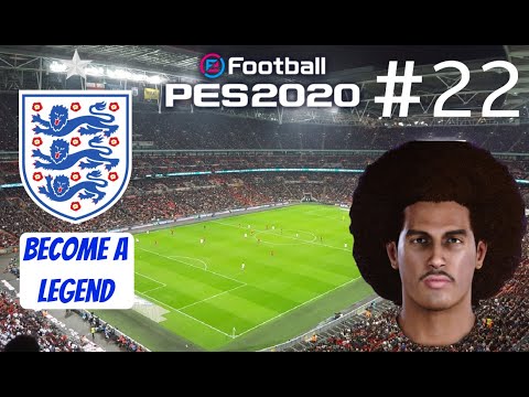 PES 2020 - BECOME A LEGEND - ONE CLUB MAN - EPISODE 22 - ENGLAND DEBUT