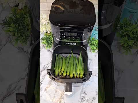 Air Fryer Okra Fry | Crispy Bhindi Recipe with Gram Flour