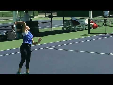 Elisabetta Cocciaretto (Italy 50)  vs Jasmine Paolini (Italy 63), practice #TennisCam