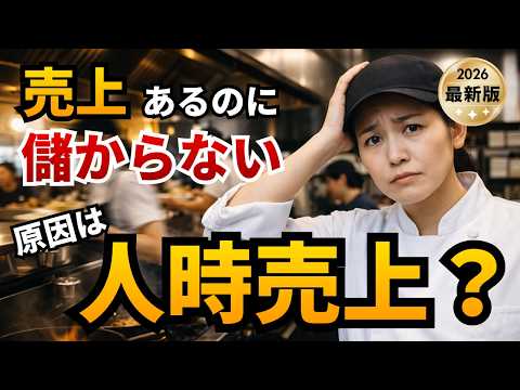 人時売上とは？利益が残らない原因と改善方法を現場目線で解説