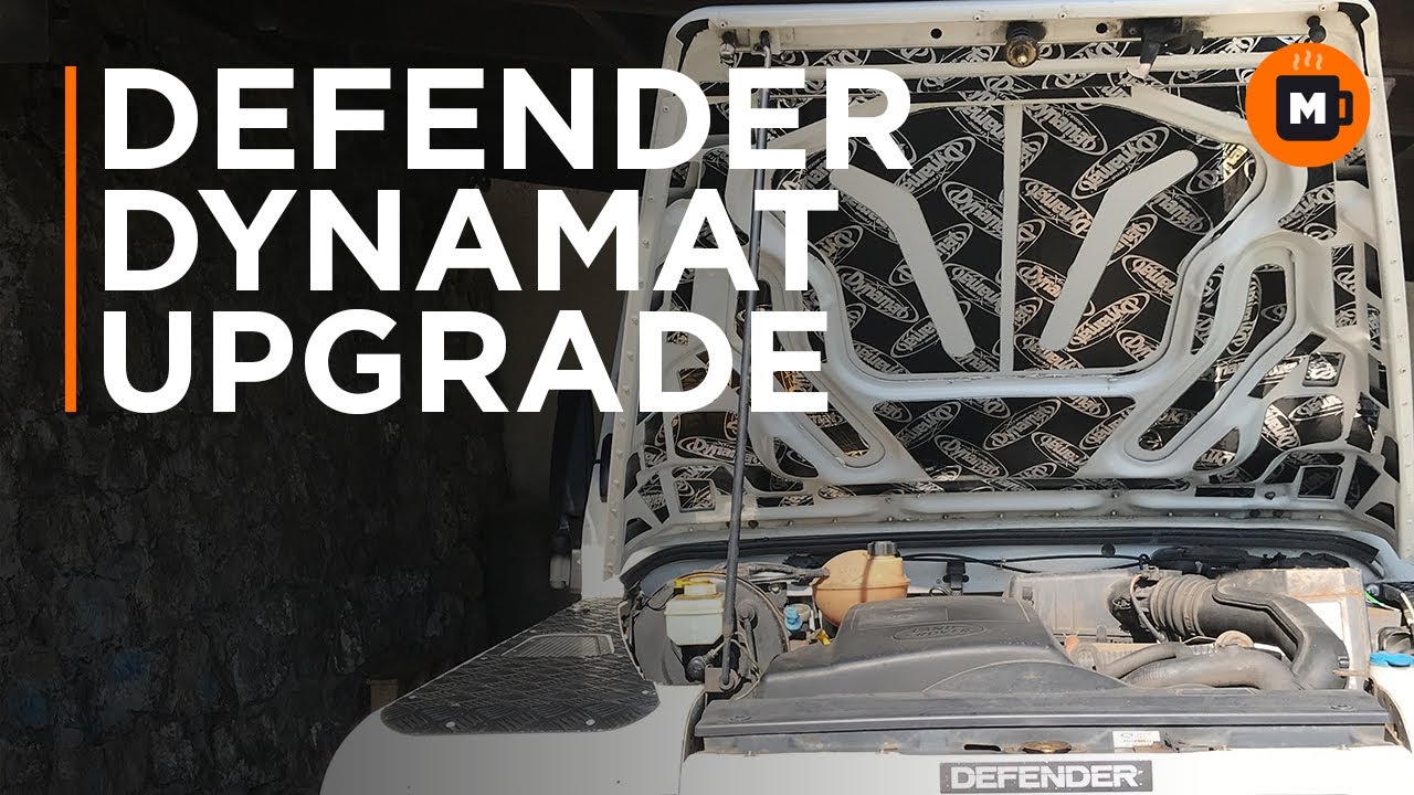 Land Rover Defender TD5. Fitting a Britpart Dynamat sound deadening bonnet (Hood) kit (DA8093)
