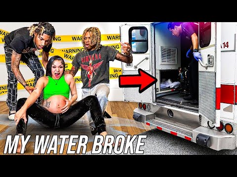 MY WATER BROKE....😱