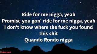 Quondo Rondo - Out of Space ( Lyrics)
