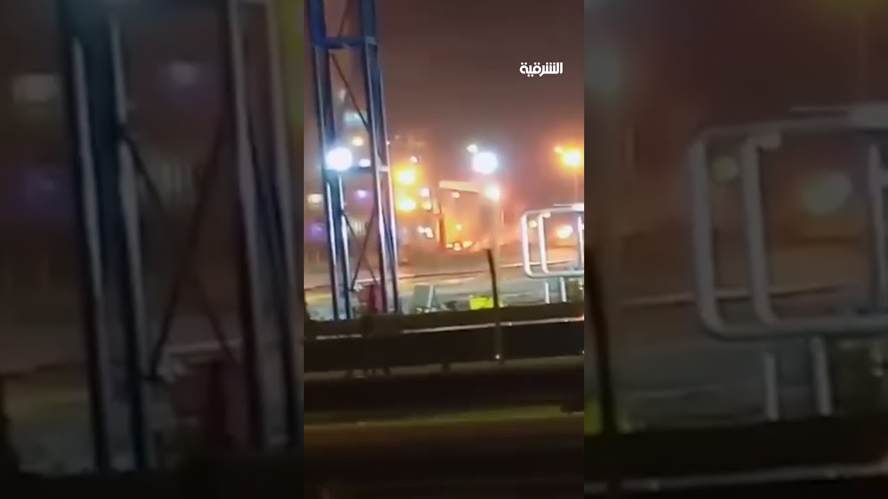فيديو | حريق بمصفاة بيجي في صلاح الدين