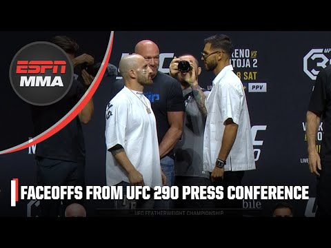 Faceoffs from the UFC 290 Press Conference | ESPN MMA