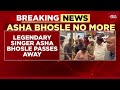 Singer Asha Bhosle Death News: Asha Bhosle, playback icon, dies at 92 in Mumbai | #ashabhosle