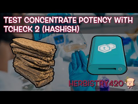 TCheck 2 Hashish Potency Test: 40% THC Result