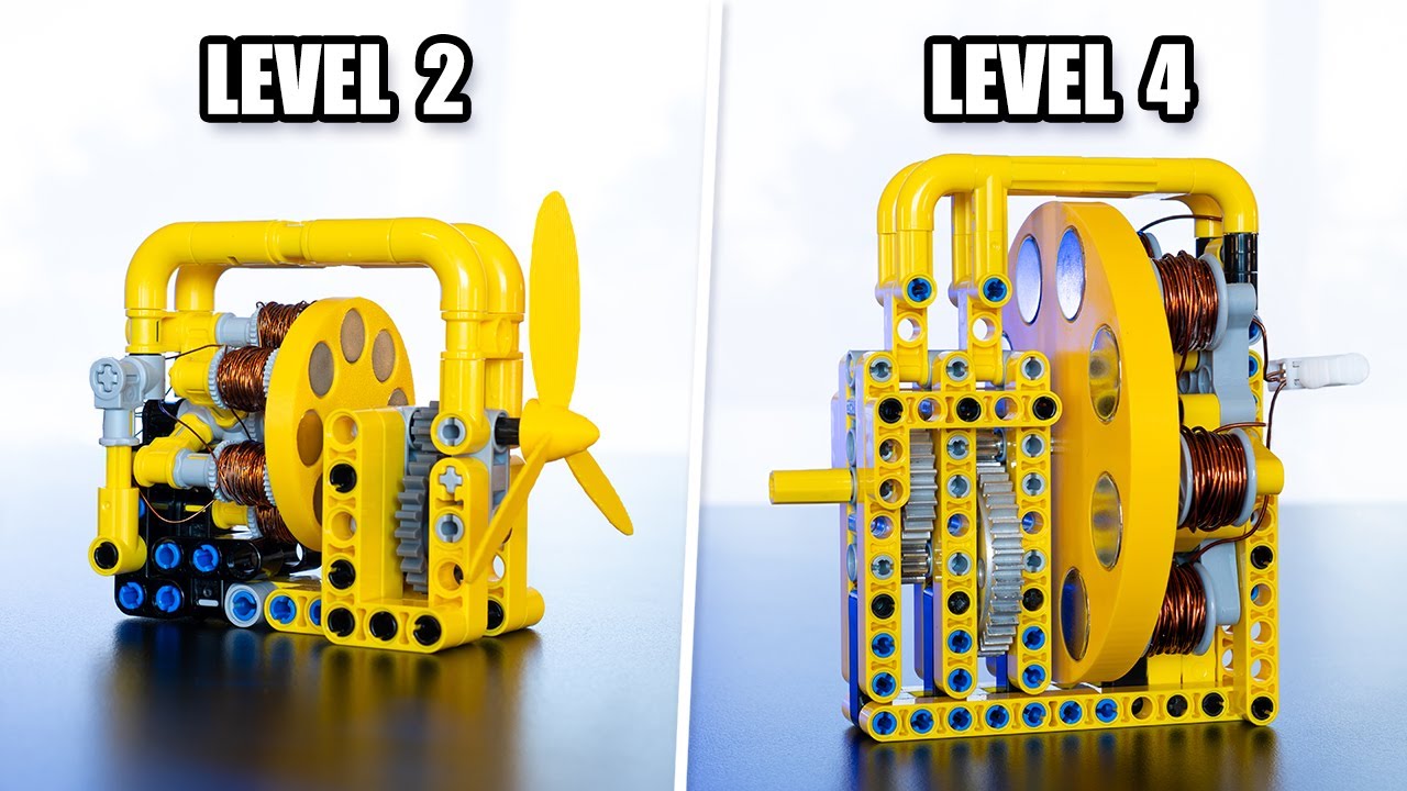Building Bigger & BIGGER Brushless Motors Using Lego