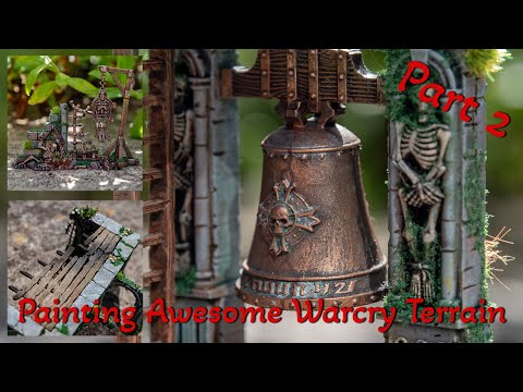 Let’s Create Amazing Warcry Scenery Part 2 | Old weathered wood and tarnished Brass.