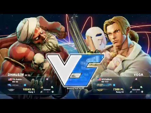 TS-Sabin ( Dhalsim ) VS SFVisButt ( Vega ) HD 1080p - Street Fighter 5
