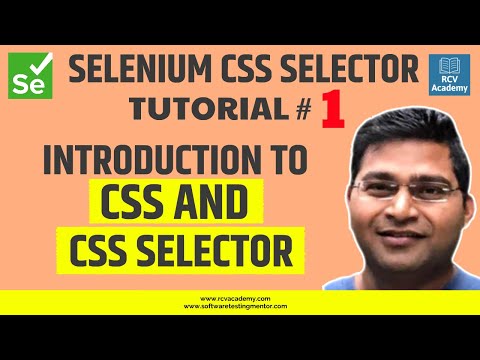 Selenium CSS Selector 1 Introduction to CSS and CSS Selector