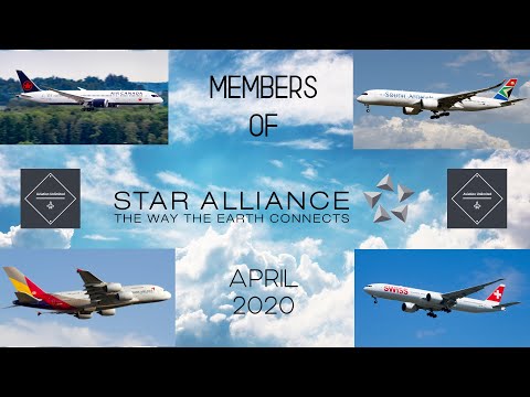 List of Members of Star Alliance as of April 2020