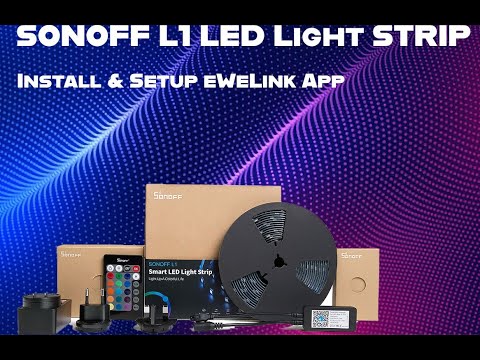 Sonoff L1 2m Išmanioji LED RGB juosta - rinkinys video