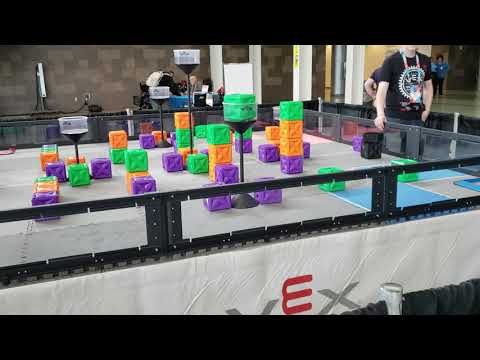 Tower takeover closer view of the board.  VEX EDR 2019-2020