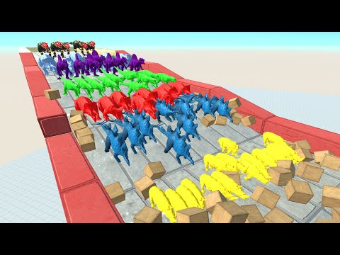 ALL Animal Colors Run get a Pink Pig #22 - Animal Revolt Battle Animal