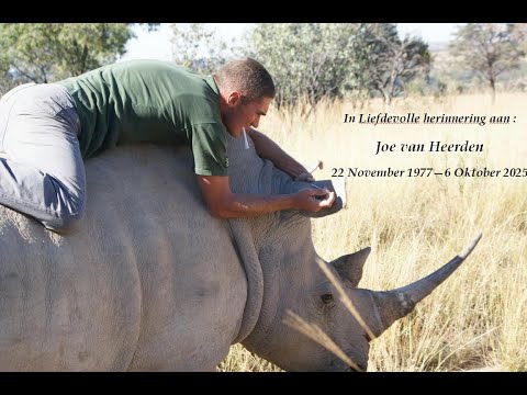 Joe van Heerden : Begrafnis diens : 22 November 1977 - 6 Oktober 2025
