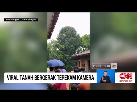 Detik-detik Tanah Bergerak Terekam Kamera