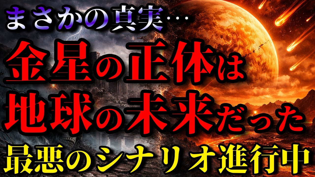 【NASAが語らない】金星は地球の未来だった…最悪のシナリオがすでに始まっている
