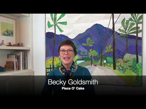 Turned-Edge Machine Applique with Wash-Away Stabilizer