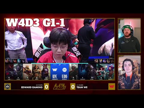 WE vs EDG - Game 1 | Week 4 Day 3 LPL Winter 2026 Split 1 | Team WE vs Edward Gaming G1 full
