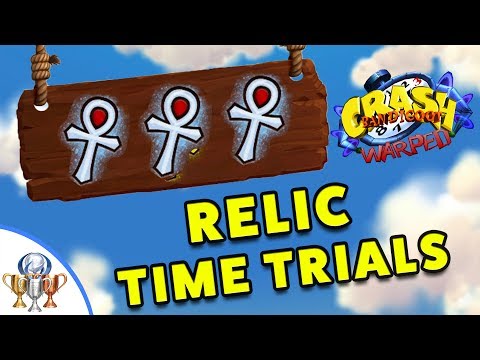 Crash Bandicoot 3 Warped  - All 30 Gold / Platinum Time Trial Relics Walkthrough