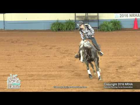 Judys a Little Moody ridden by Gina Schumacher  - 2016 NRHA Derby (NP Finals, Sec. 2)